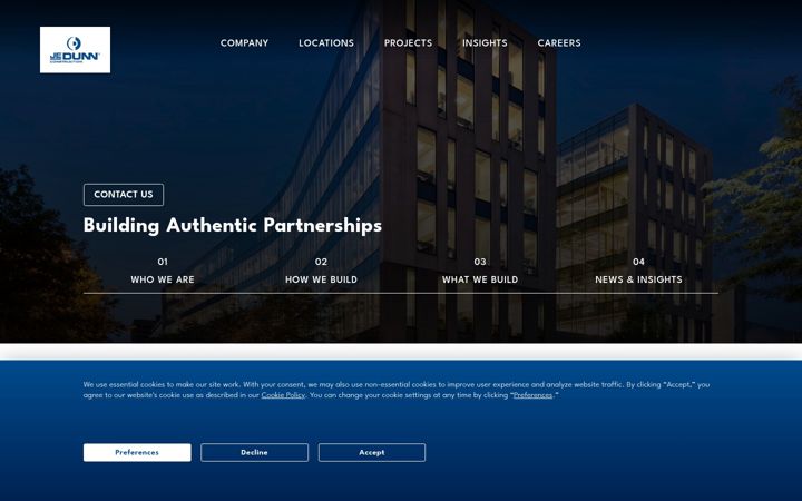 Screenshot of jedunn.com