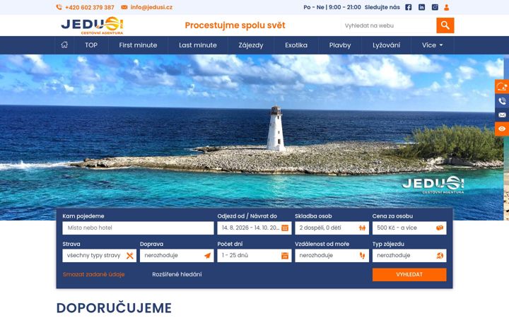 Screenshot of jedusi.cz