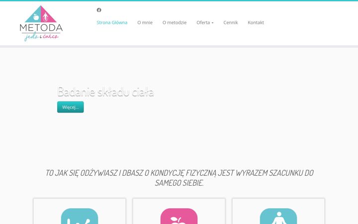 Screenshot of jedzicwicz.pl