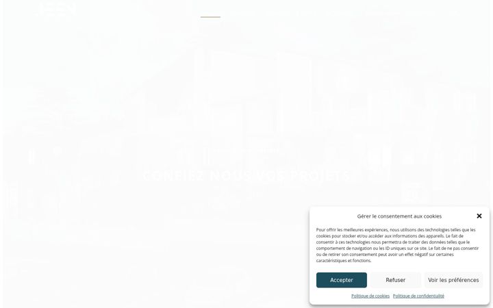 Screenshot of jeen-architecture.com