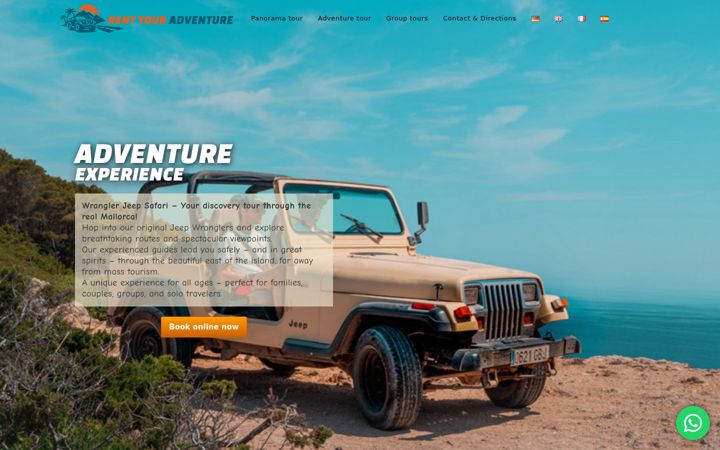 Screenshot of jeep-safari.com