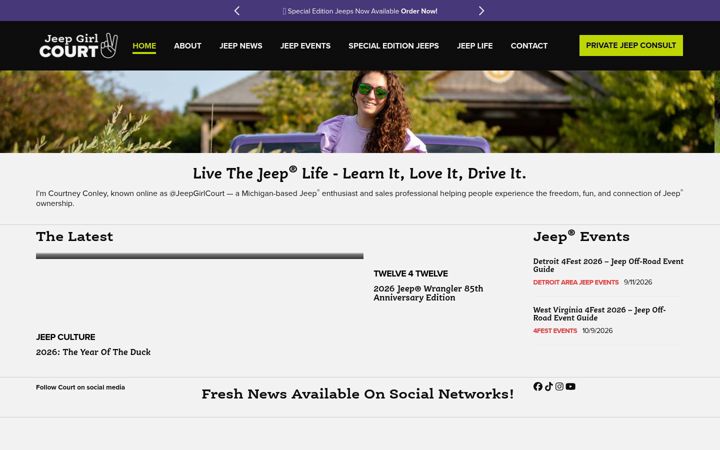 Screenshot of jeepgirlcourt.com