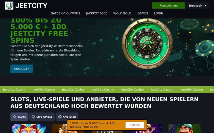 Screenshot of jeetcity-de.com