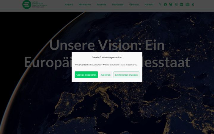 Screenshot of jef.de