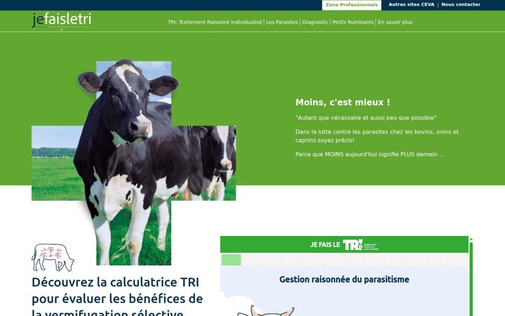 Screenshot of jefaisletri.com
