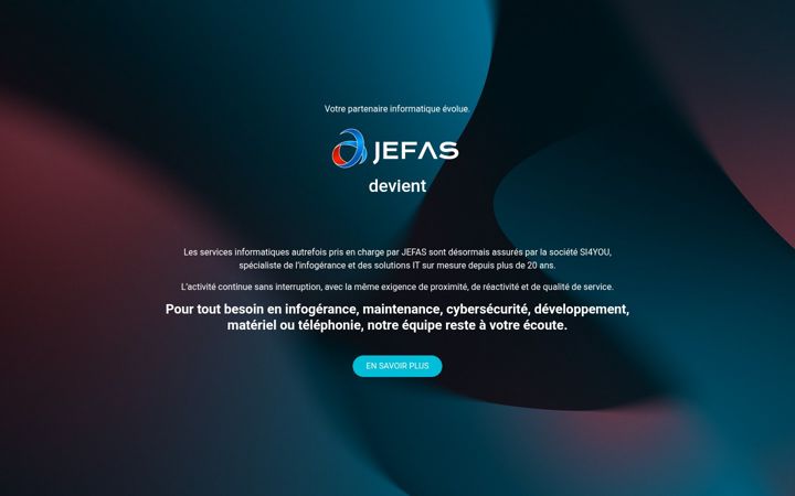 Screenshot of jefas.fr