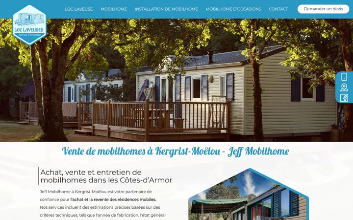 Screenshot of jeff-mobilhome.fr