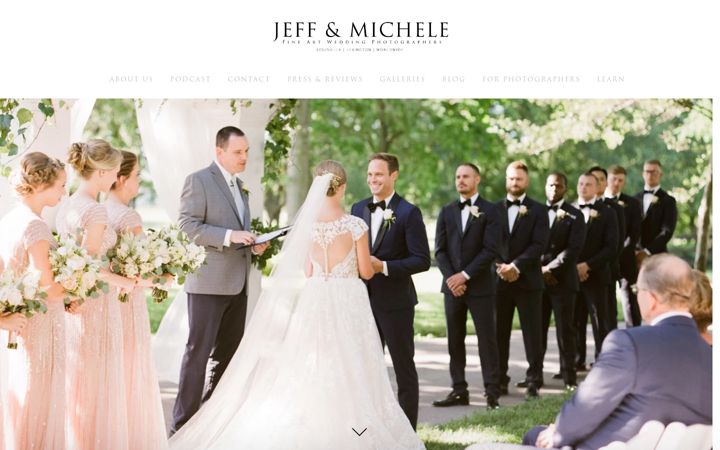 Skærmbillede af jeffandmichelephoto.com