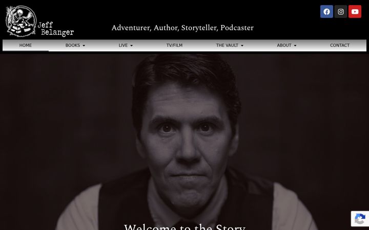 Screenshot of jeffbelanger.com