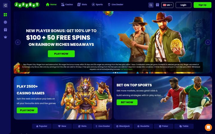 Screenshot of jeffbet.net