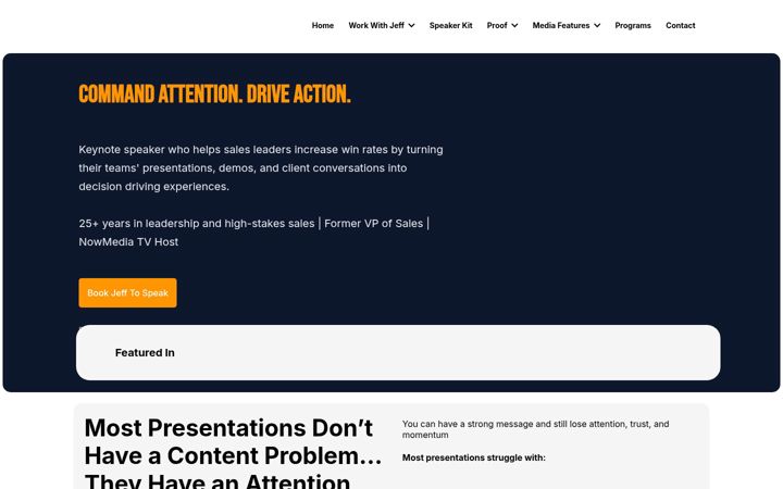 Screenshot of jeffbrandeis.com