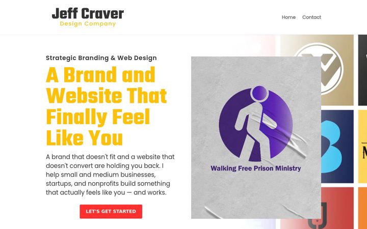 Screenshot of jeffcraver.com