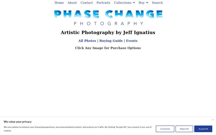 Screenshot of jeffignatius.net