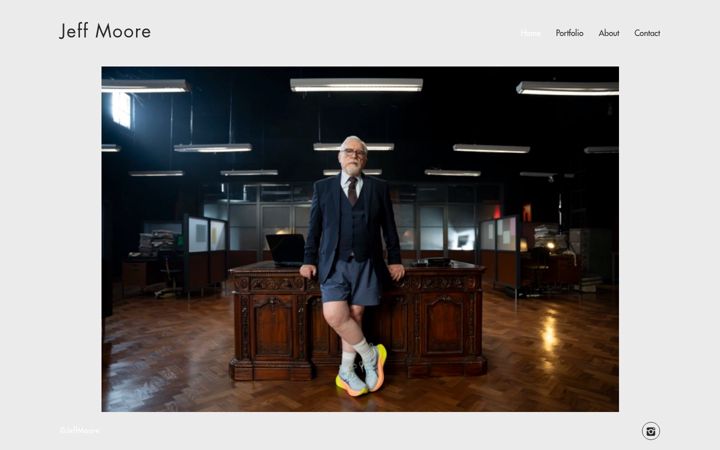 Screenshot of jeffmoore.co.uk