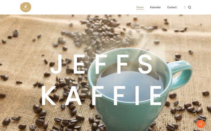 Screenshot of jeffskaffie.be
