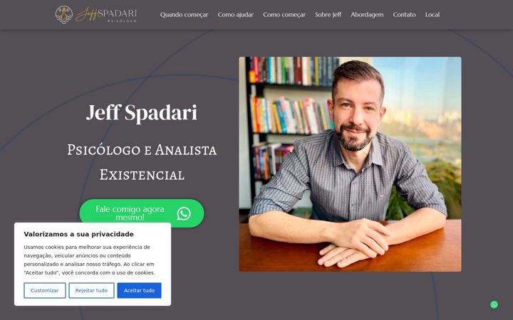 Screenshot of jeffspadari.com