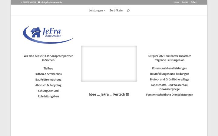 Screenshot of jefra-bauservice.de