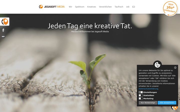 Screenshot of jegasoft.de