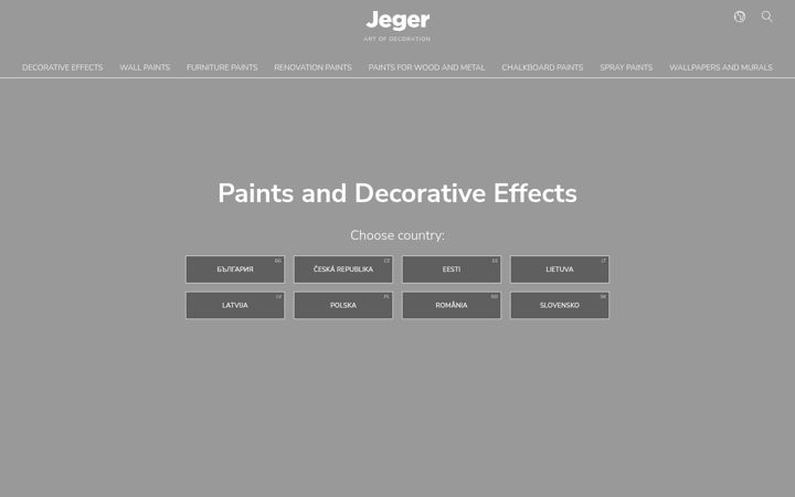 Screenshot of jeger.com