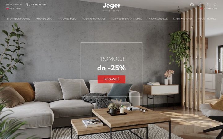 Screenshot of jeger.pl
