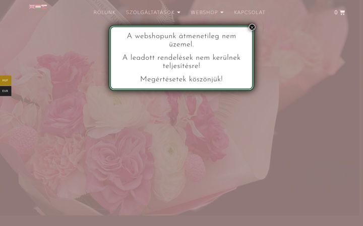 Skærmbillede af jegvirag-rikka.hu