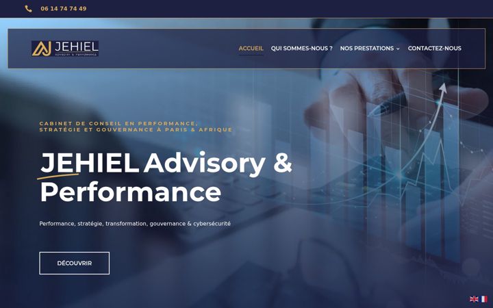 Screenshot of jehieladvisory.com