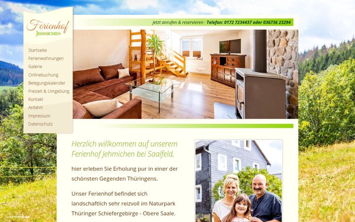 Screenshot of jehmichen.de