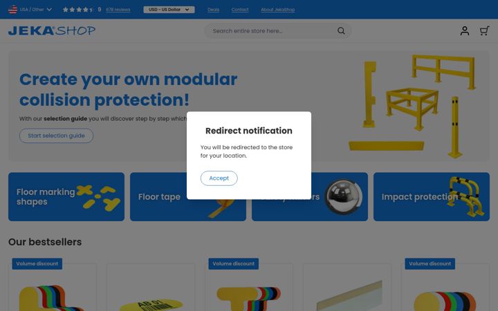 Screenshot of jekashop.com