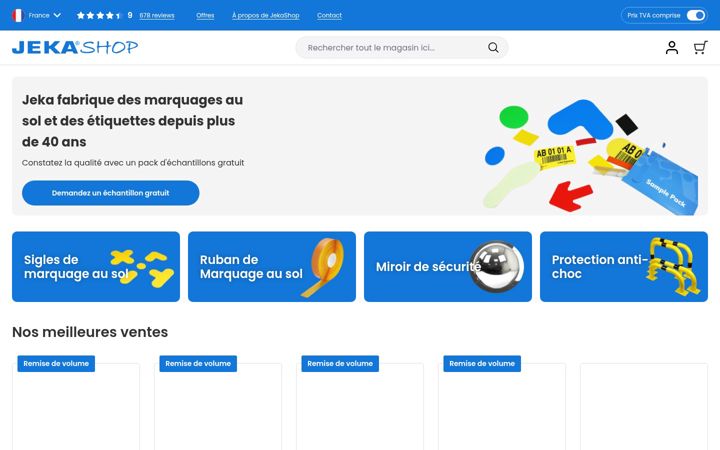 Snímek obrazovky jekashop.fr