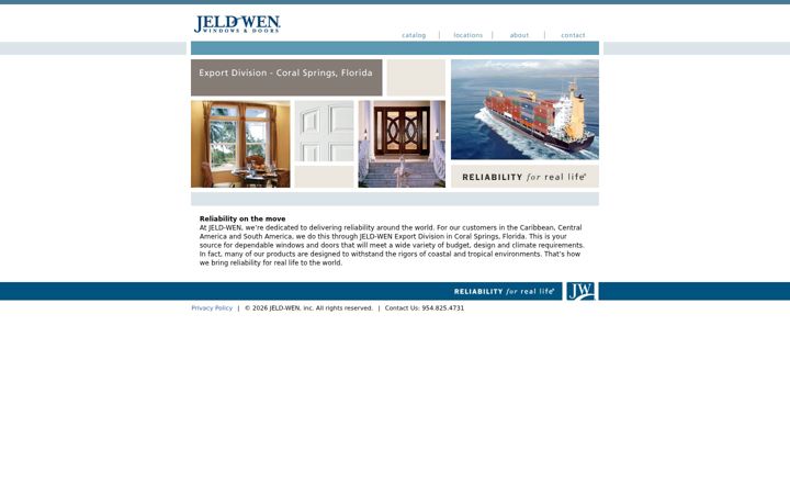 Screenshot of jeld-wenexport.com