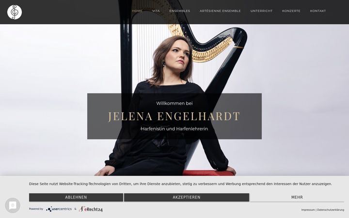 Screenshot of jelena-engelhardt.com