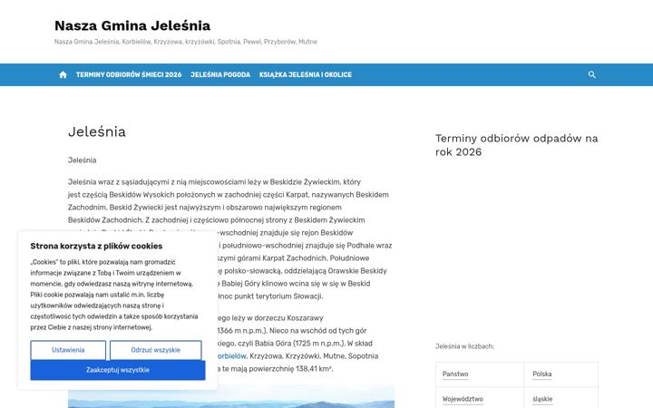 Screenshot of jelesnia.net