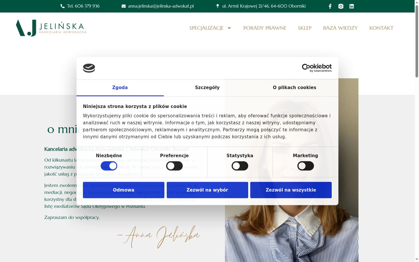 Kuvakaappaus suostumusbannerista, joka näytettiin ennen mitään vuorovaikutusta