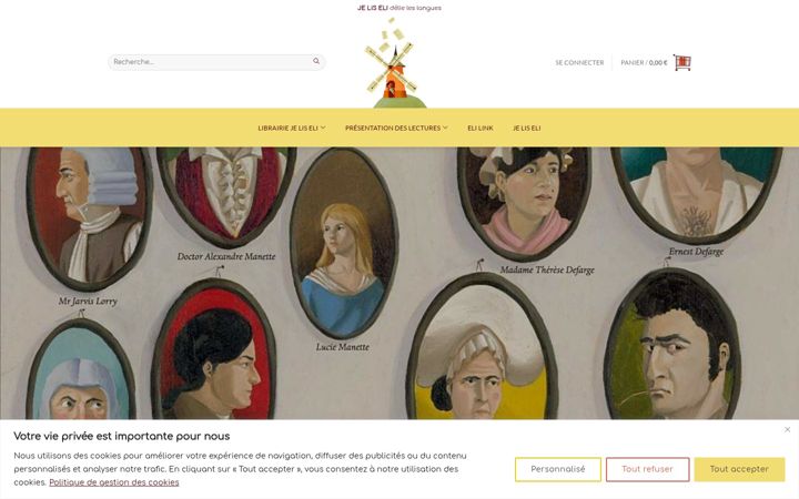 Screenshot of jeliseli.com