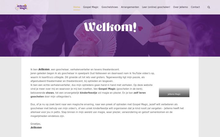 Screenshot of jellemo.com