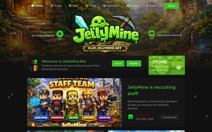 Screenshot of jellymine.net