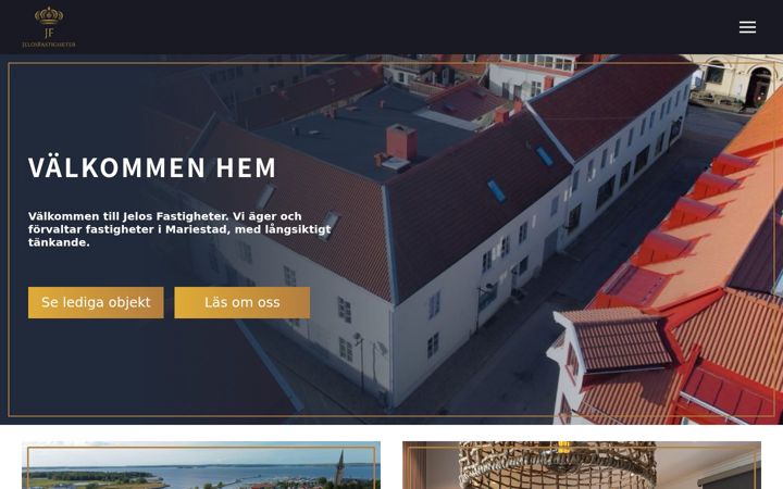 Screenshot of jelosfastigheter.se