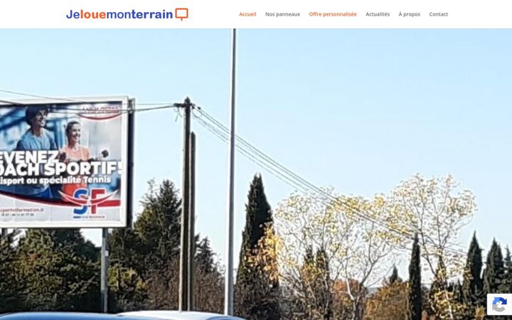 Screenshot of jelouemonterrain.fr