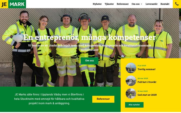 Screenshot of jemark.se