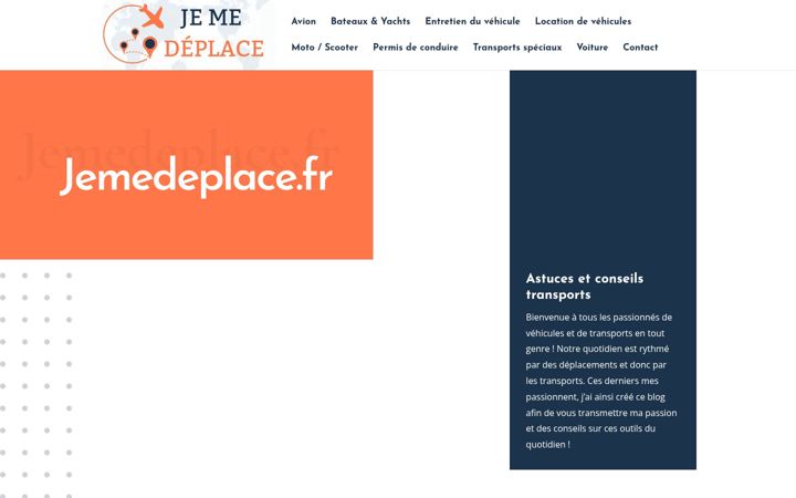 Screenshot of jemedeplace.fr
