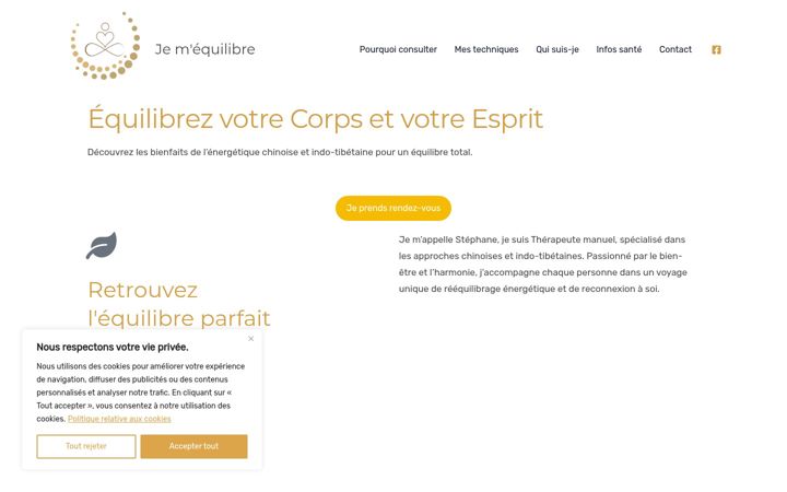 Skjermbilde av jemequilibre.com