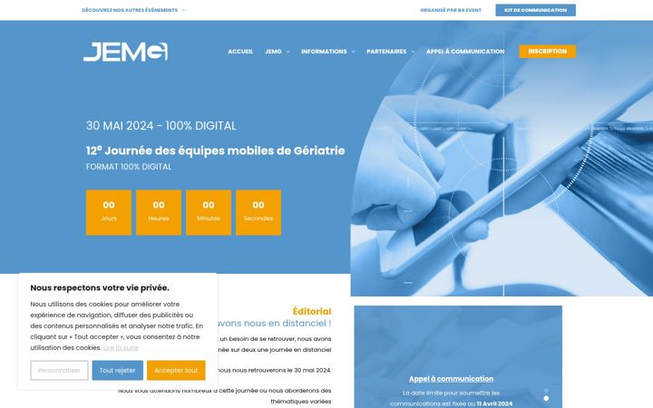 Screenshot of jemg.fr