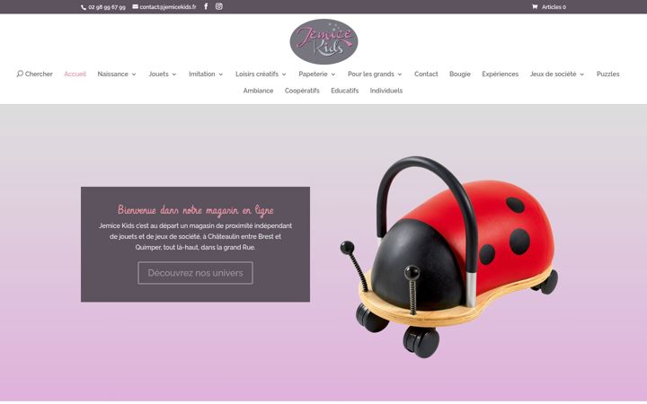 Screenshot of jemicekids.fr