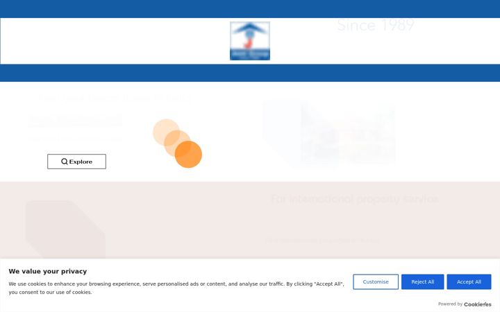 Skjermbilde av jemigroup.com
