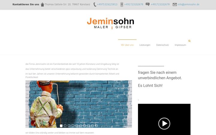 Screenshot of jeminsohn.de