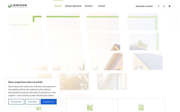 Screenshot of jemison-ingenierie.fr