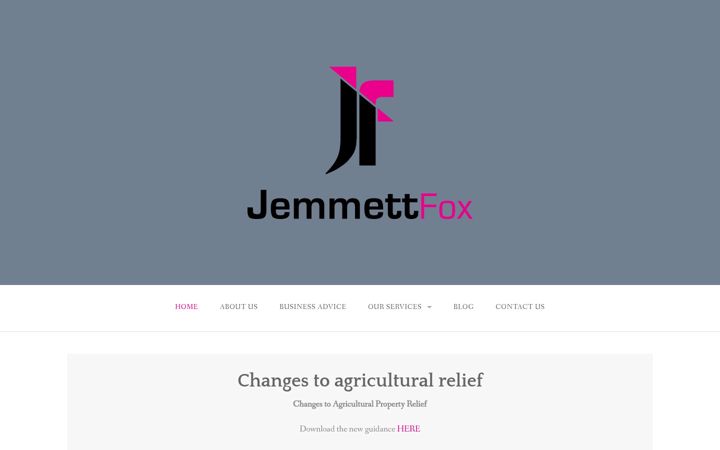 Screenshot von jemmettfox.com