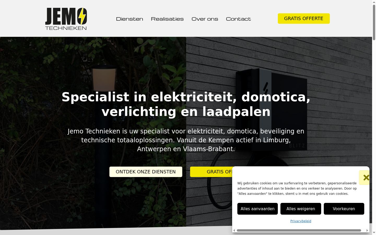 Screenshot tal-banner tal-kunsens muri qabel kwalunkwe interazzjoni
