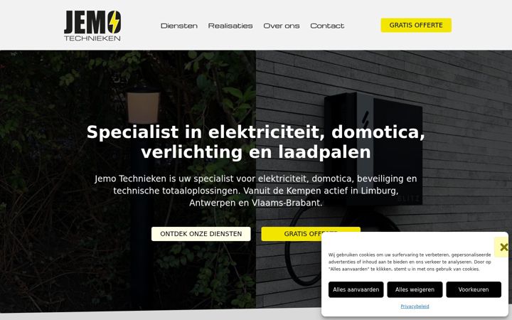 Screenshot of jemo-technieken.be