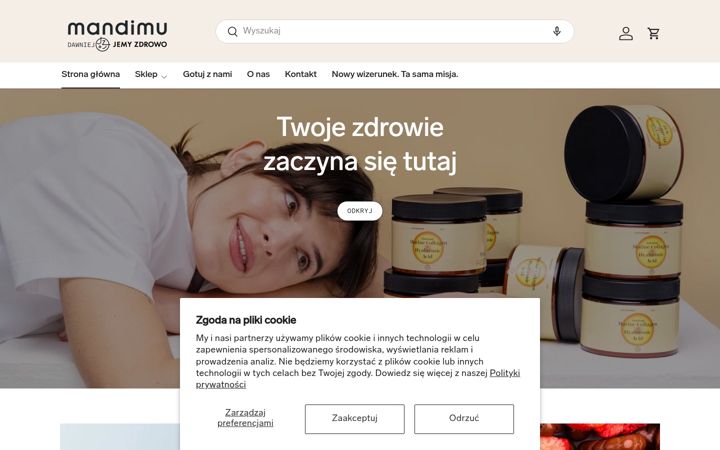 Screenshot of jemyzdrowo.pl